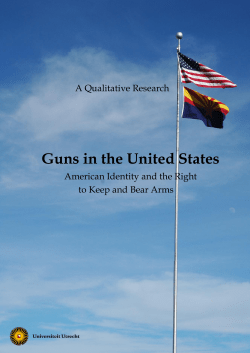 Guns in the United States - Utrecht University Repository