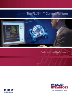 The PLUS+1&trade; Control Platform