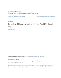 Inner-Shell Photoionization Of Free And Confined Mg