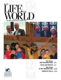 The Cross and Personal Piety - Concordia Theological Seminary