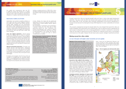 Secondary cities as important growth poles