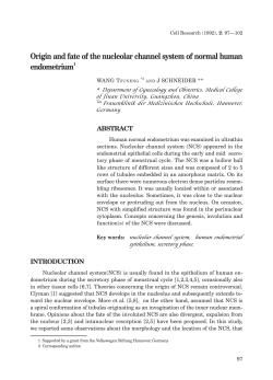 Origin and fate of the nucleolar channel system of normal