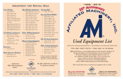 Used EA fFI e - Affiliated Machinery