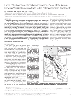 Limits of hydrosphere-lithosphere interaction: Origin of the lowest