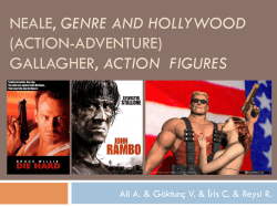 NEALE, GENRE AND HOLLYWOOD (ACTION