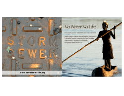No Water No Life booklet