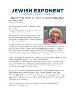 11/18/15 Jewish Exponent - National Museum of American Jewish