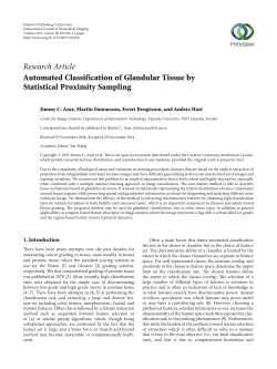 Automated Classification of Glandular Tissue by Statistical Proximity