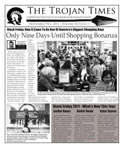 Only Nine Days Until Shopping Bonanza