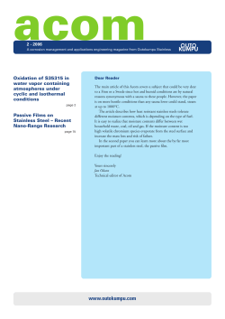 Oxidation of S35315 in water vapor containing