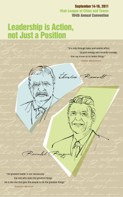 Conference Newsletter - Utah League of Cities and Towns