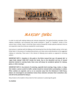 Makeup Guide - Kishar Larp