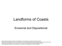 Landforms of Coasts - S. T. Peavy: Resum&eacute;