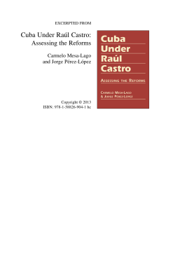 Cuba Under Ra&uacute;l Castro