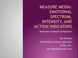 presentation - Sentiment Analysis Symposium
