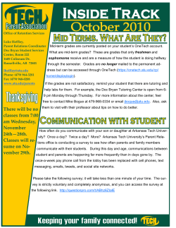 sume on No - Arkansas Tech University