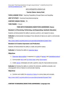 LP 2014 Poist arts integration preposition song and