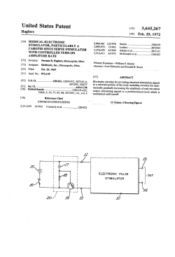 Medical-electronic stimulator, particularly a carotid sinus nerve