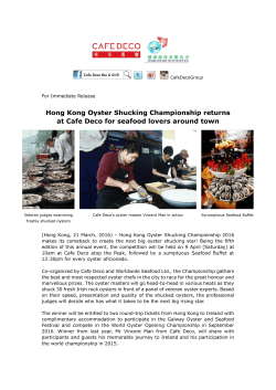Hong Kong Oyster Shucking Championship returns