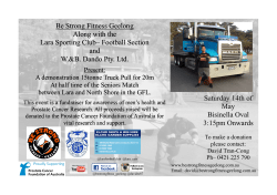 Be Strong Fitness Geelong Along with the Lara Sporting Club