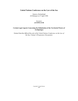 Certain legal aspects concerning the delimitation of the territorial