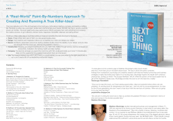 A &ldquo;Real-World&rdquo; Paint-By-Numbers Approach To