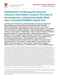 Cardiopoietic cell therapy for advanced ischemic heart failure