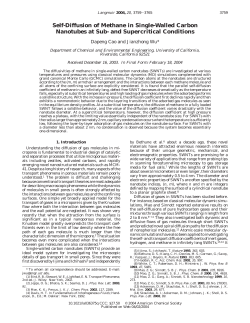 Self-Diffusion of Methane in Single