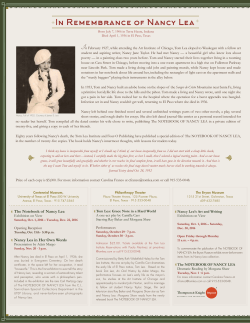 2016 Brochure - Tom Lea Institute