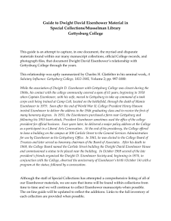 Guide to Dwight David Eisenhower Material in Special Collections