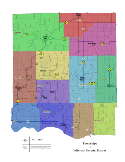 Township map - Jefferson County, KS