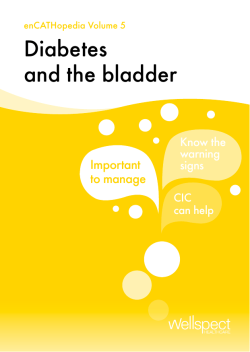 Diabetes and the bladder