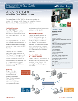AT-2716POE/FX - Allied Telesis