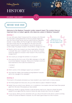 history - Madame Tussauds