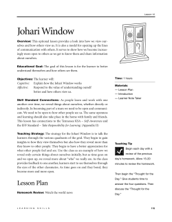 Johari Window