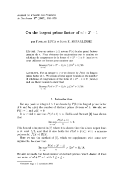 On the largest prime factor of n! + 2n - 1