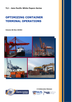 optimizing container terminal operations