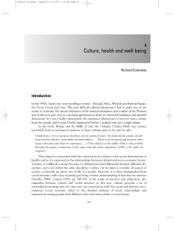 Social Origins - Richard Eckersley