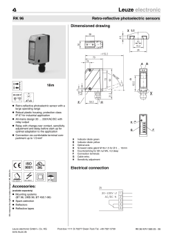 Leuze electronic - Galco Industrial Electronics