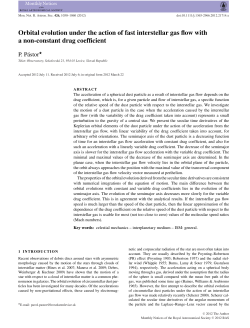 Orbital evolution under the action of fast interstellar gas flow with a