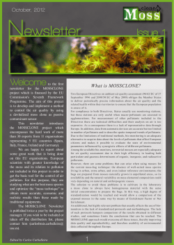 Newsletter - MOSSclone