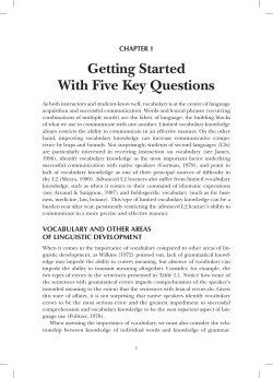 Getting Started With Five Key Questions