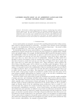 LAYERED GRAPH LOGIC AS AN ASSERTION LANGUAGE FOR