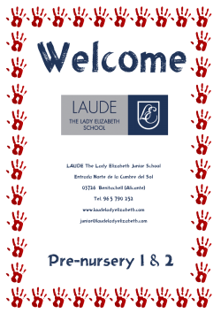 PN Welcome - Laude Lady Elizabeth School
