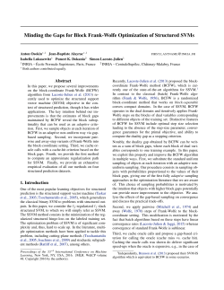 Minding the Gaps for Block Frank-Wolfe Optimization of Structured