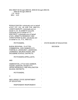 State Board of Education Decision