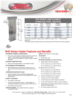 9HS Series - Process Technology