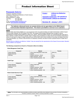 Product Information Sheet - Techni-Tool