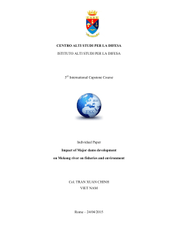 CENTRO ALTI STUDI PER LA DIFESA ISTITUTO ALTI STUDI PER