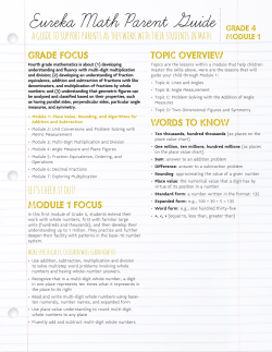 Eureka Math Parent Guide